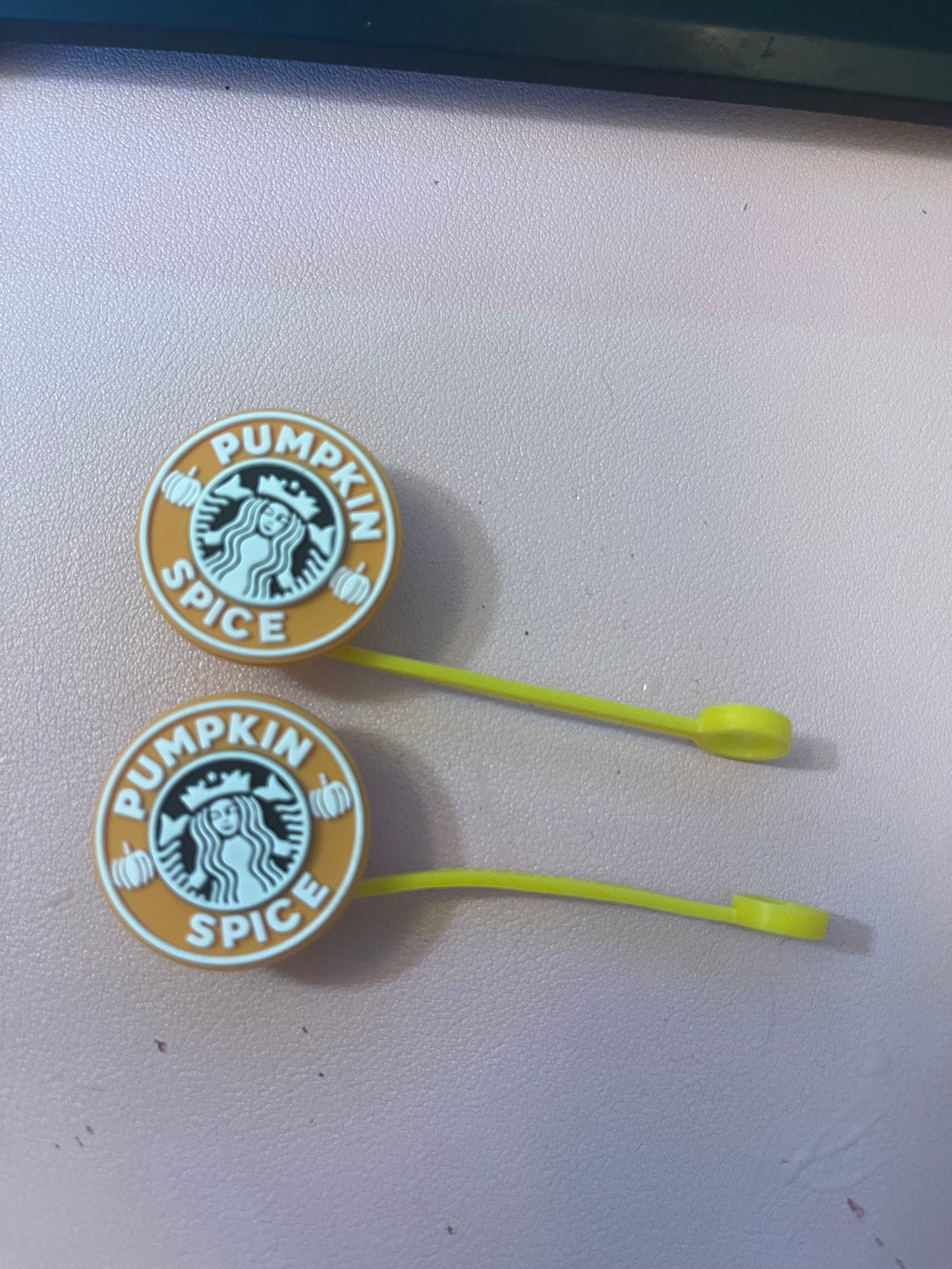 Pumpkin Spice Straw Topper