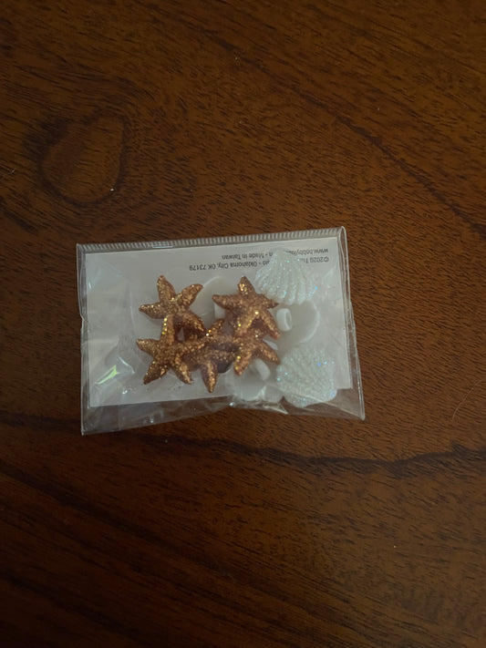 Ocean/Shells Lid Bling