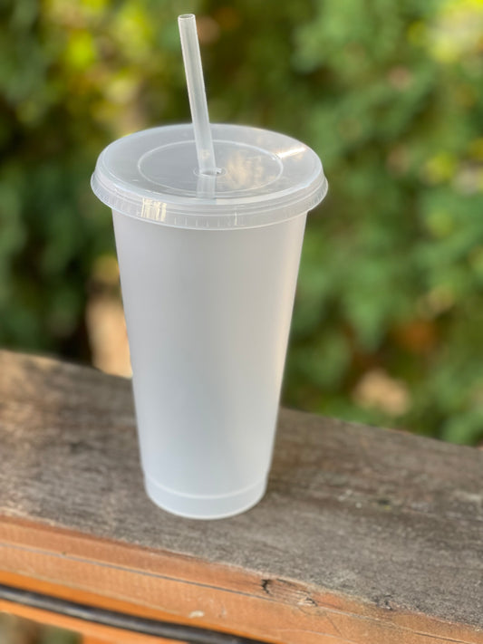 24oz Clear Plastic Cup (wrap only)