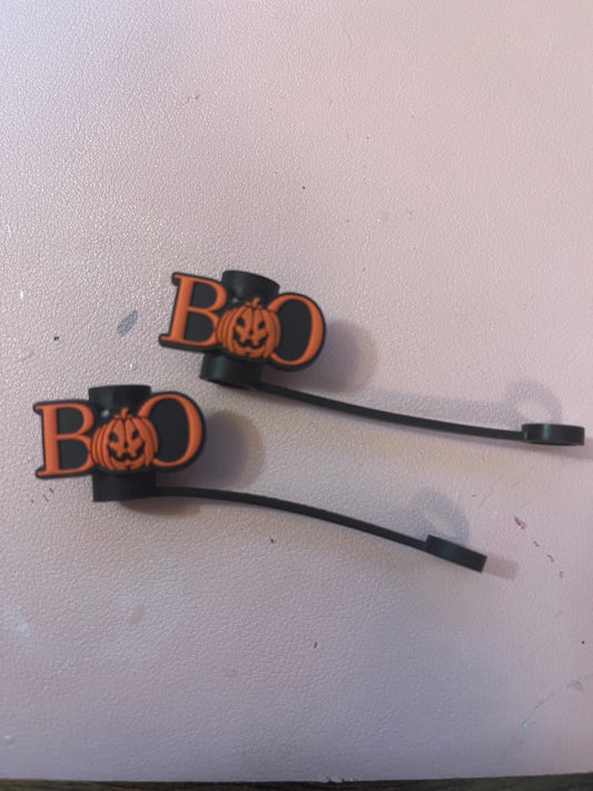 Boo Straw Topper