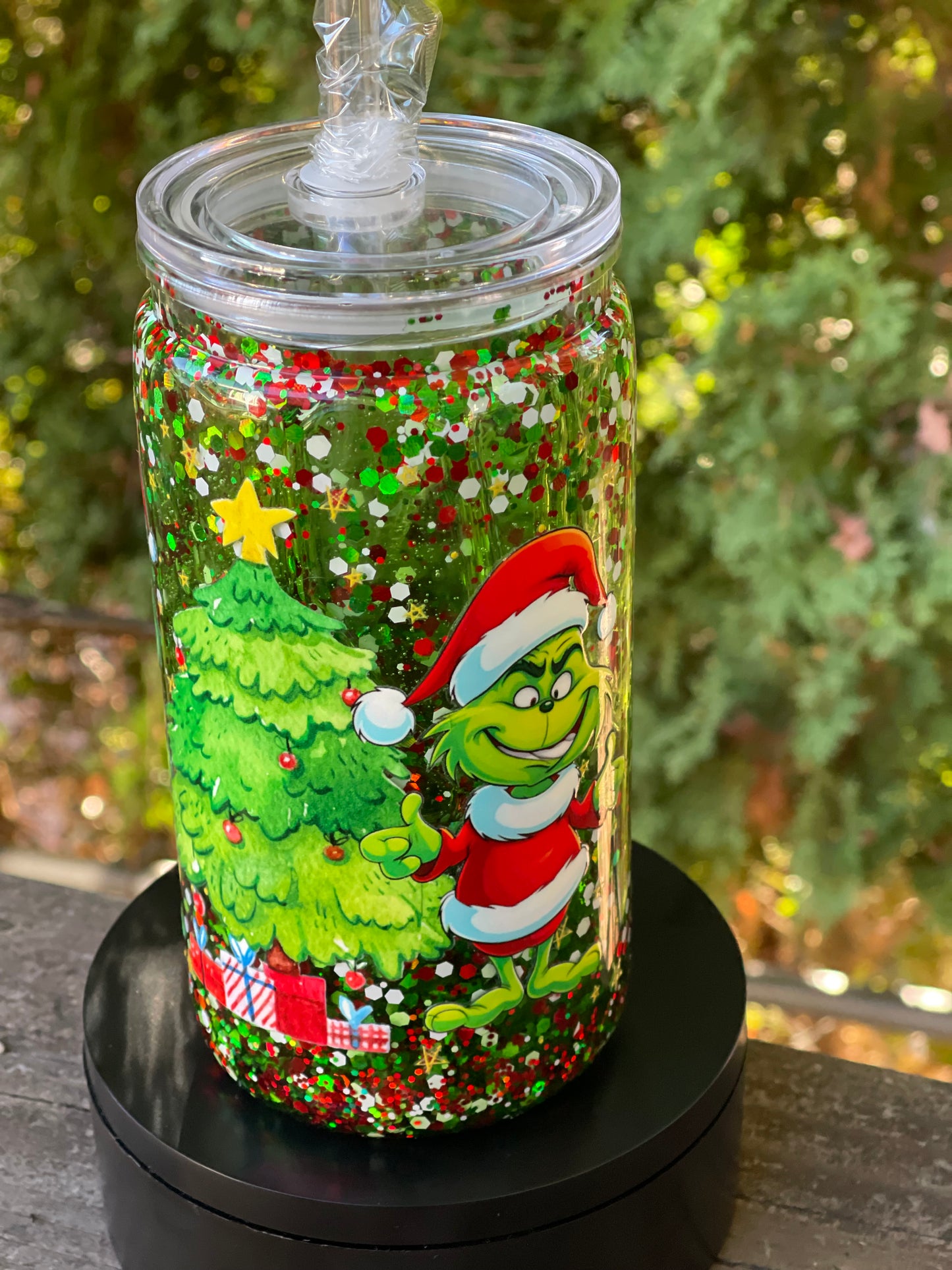 Premade 16oz Acrylic - Glitter Drip