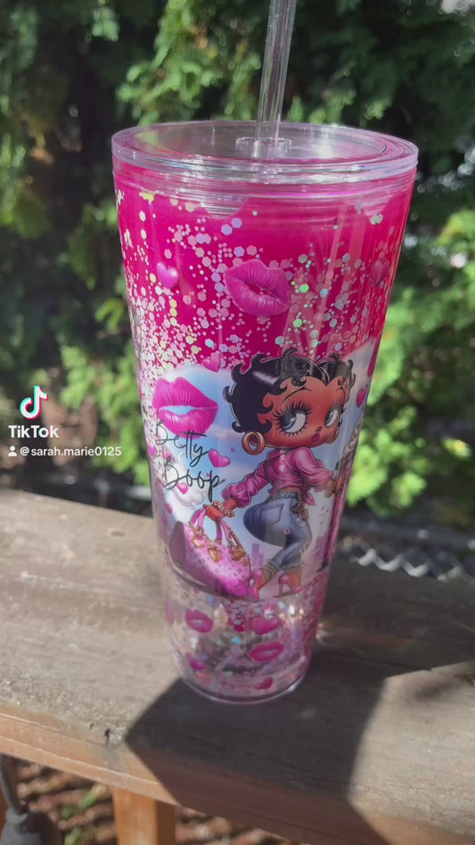 Premade 24oz Tumbler (Lava Drip)