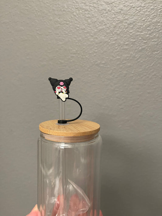 Kuromi Straw Topper