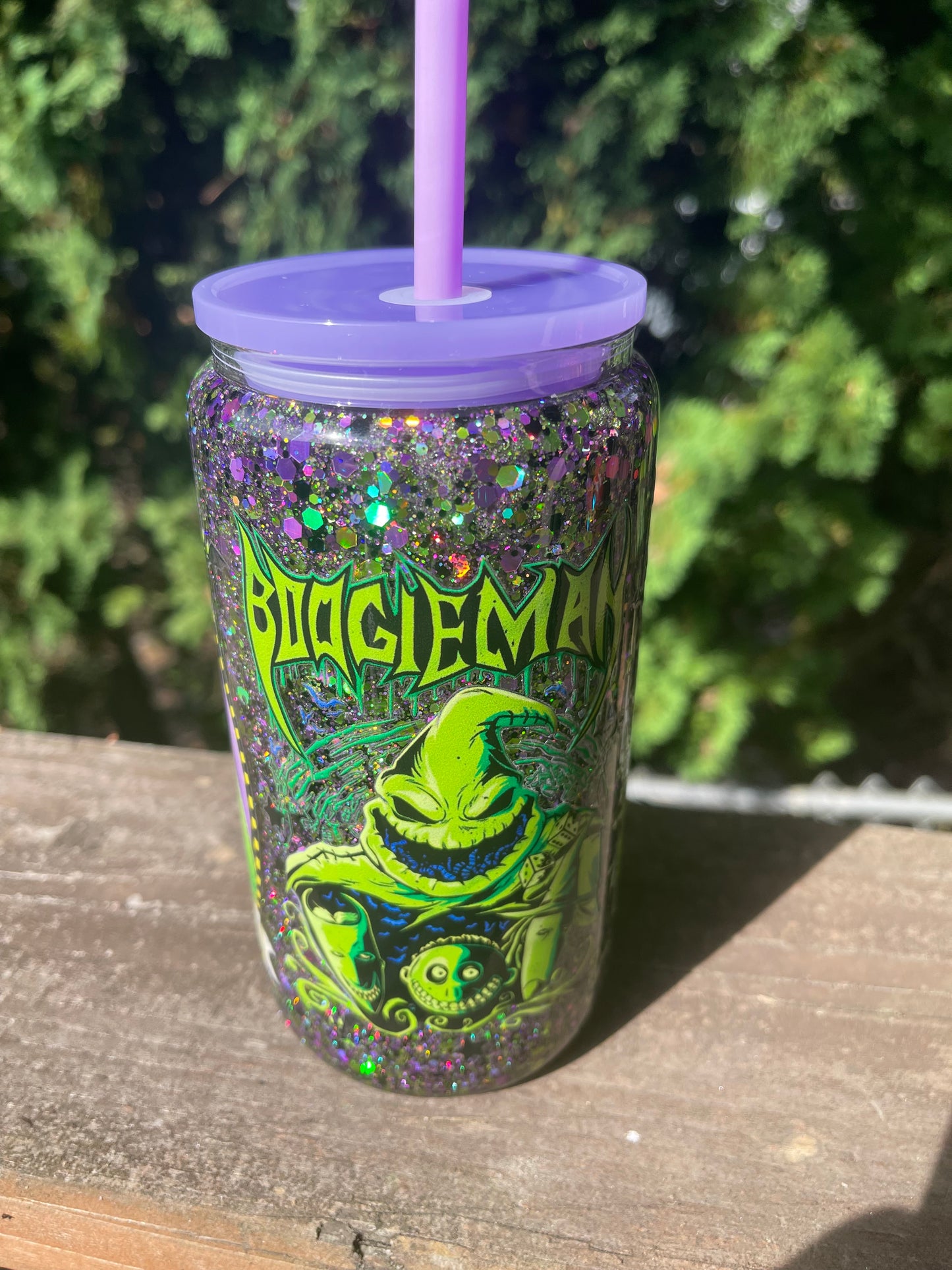 Premade 16oz Glass - Snowglobe