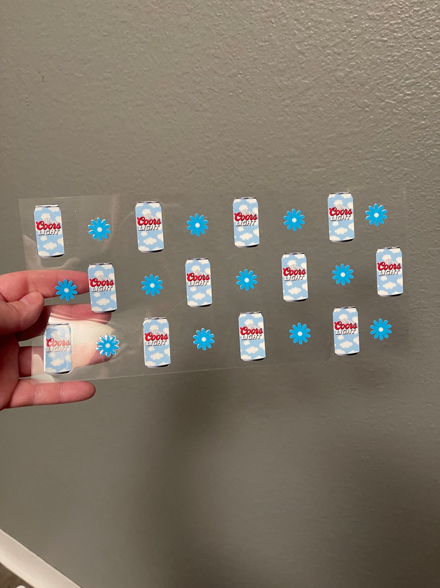 Coors Light Baby Blue