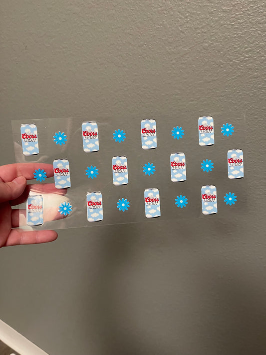 Coors Light Baby Blue
