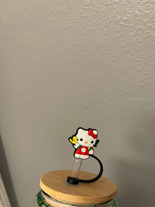 Hello Kitty Straw Topper