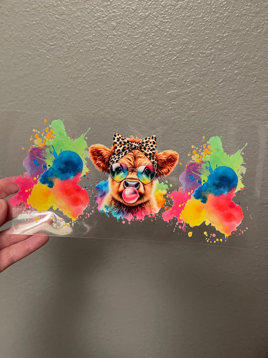Water Color Cow