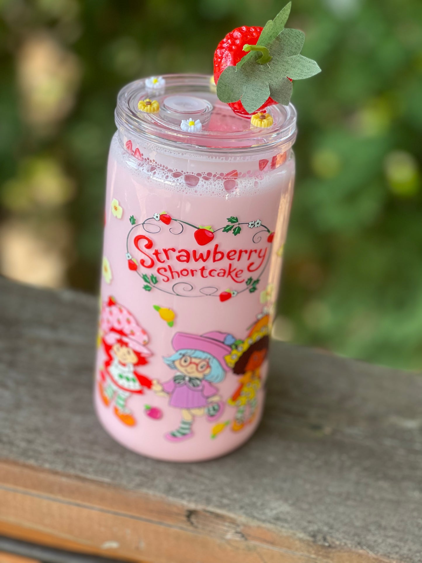 Premade Strawberry Shortcake (acrylic)