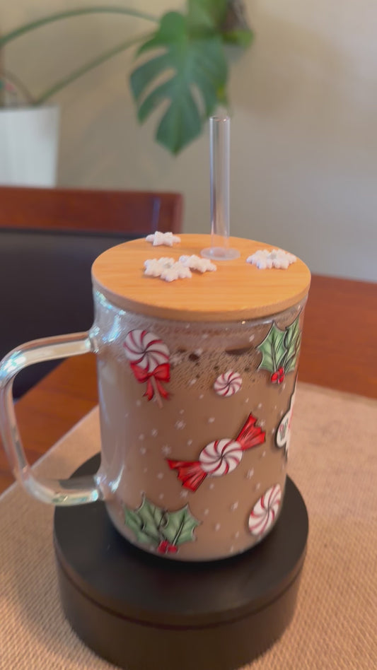 Premade 12oz Glass - Hot Cocoa
